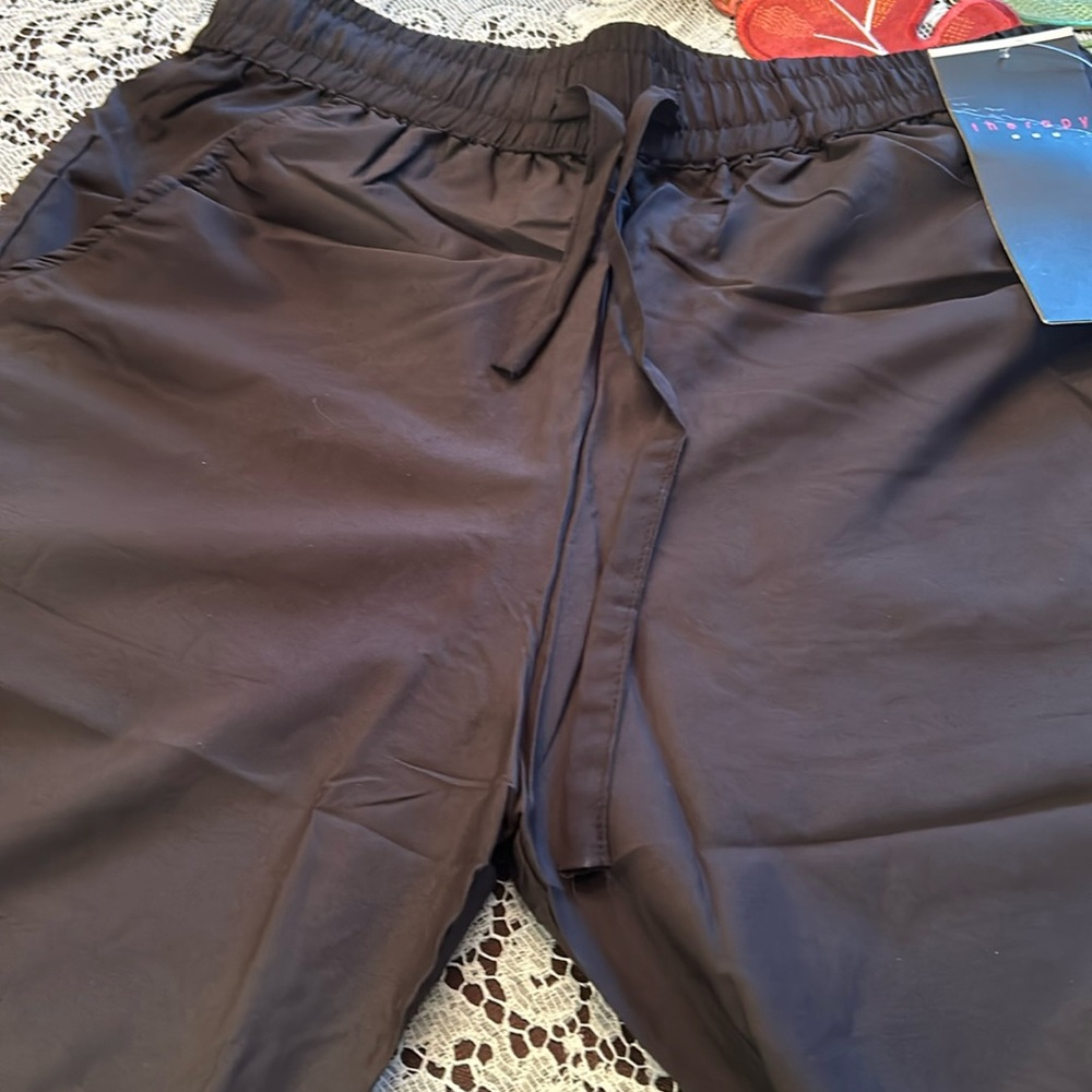 Therapy pants, light weight flight material, elastic ankle.